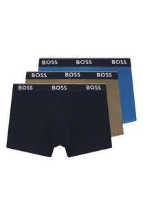 Boss Accessories 3P TRUNK BOXER NAVY/BLUE/KHAKI Boss Black