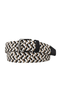 Boss Black Sash Woven Belt Stone Boss Black