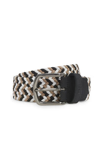 Boss Black Sash Woven Belt Stone Boss Black