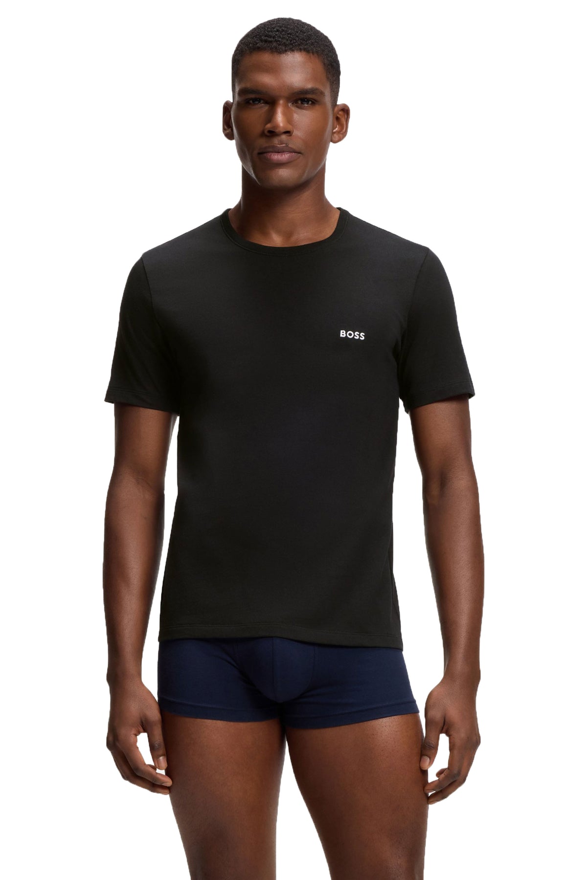 Boss Black 3 PACK T-SHIRT OPEN BLUE