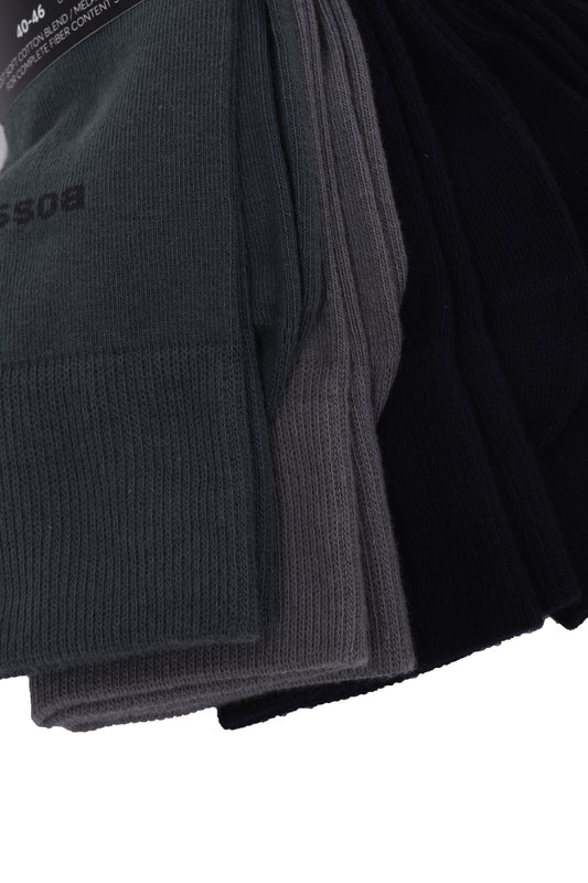 Boss Black 5 Pack Socks Grey/Black