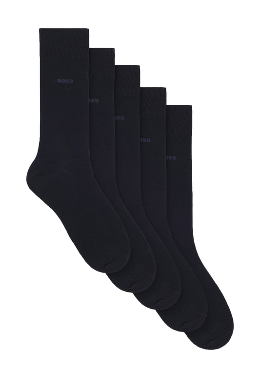 Boss Black 5P RS BUSINESS SOCKS DARK BLUE
