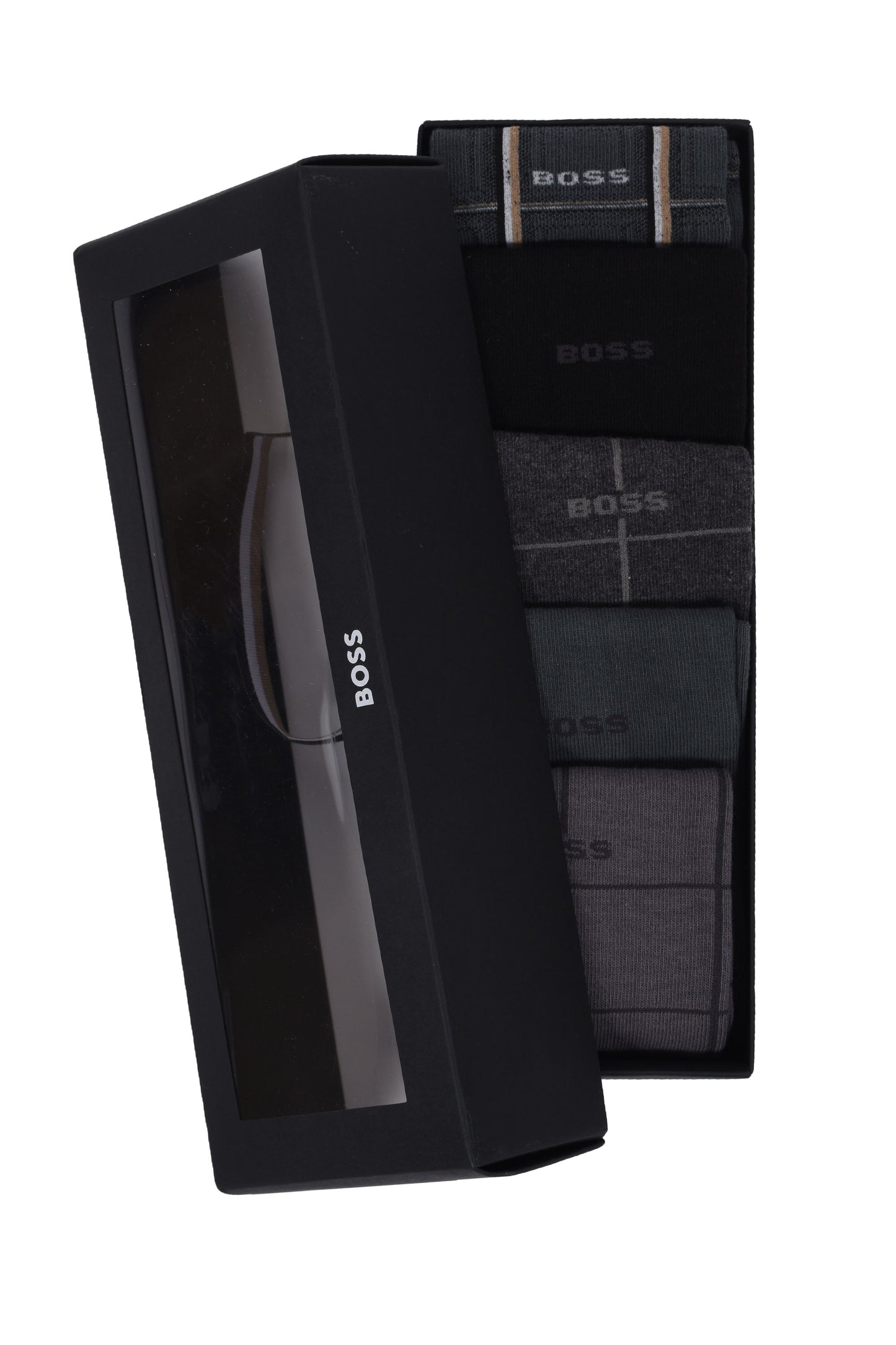 Boss Black 5P SOCK GIFT SET GREY MULTI