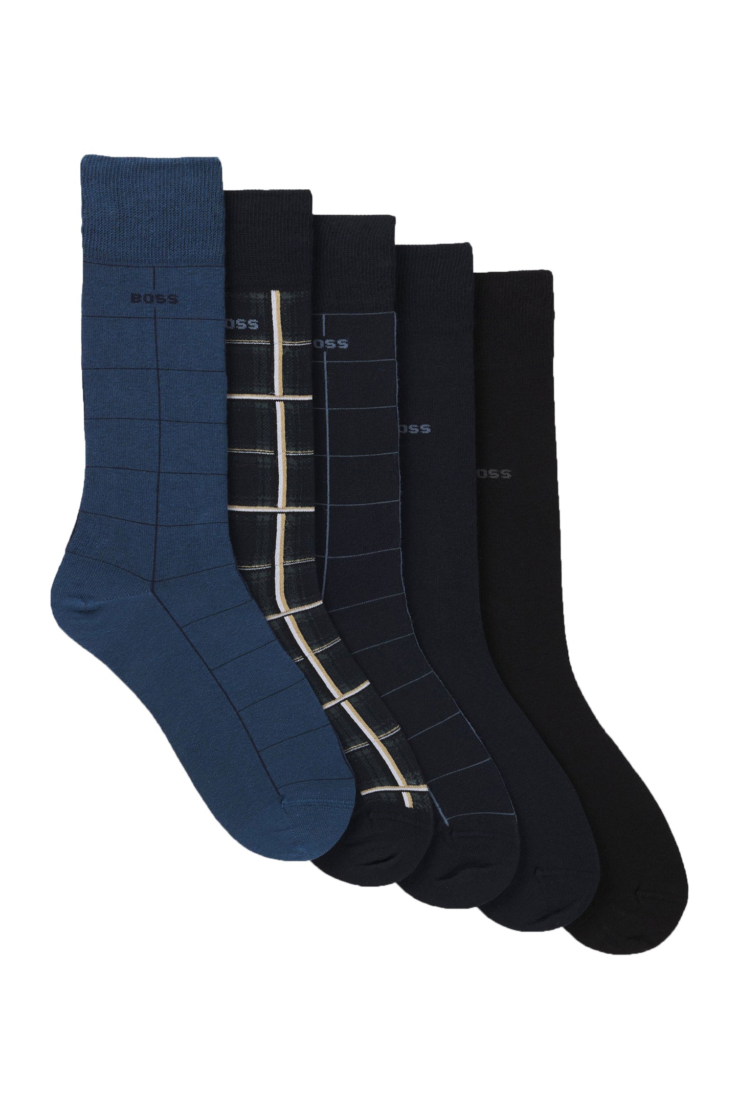 Boss Black 5P Sock Gift Set Blue Multi