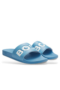 Blue slides with 'BOSS' branding on a white background