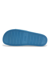 Blue Boss Slider sole on a white background