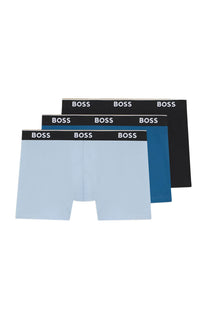 Boss Black BOSS 3 PACK BOXER LIGHT BLUE Boss Black