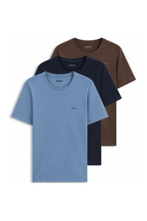 Boss Black BOSS 3 PACK T-SHIRT OPEN BROWN