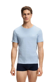 Boss Black BOSS 3 PACK T-SHIRT WHITE/BLUE/BEIGE Boss Black