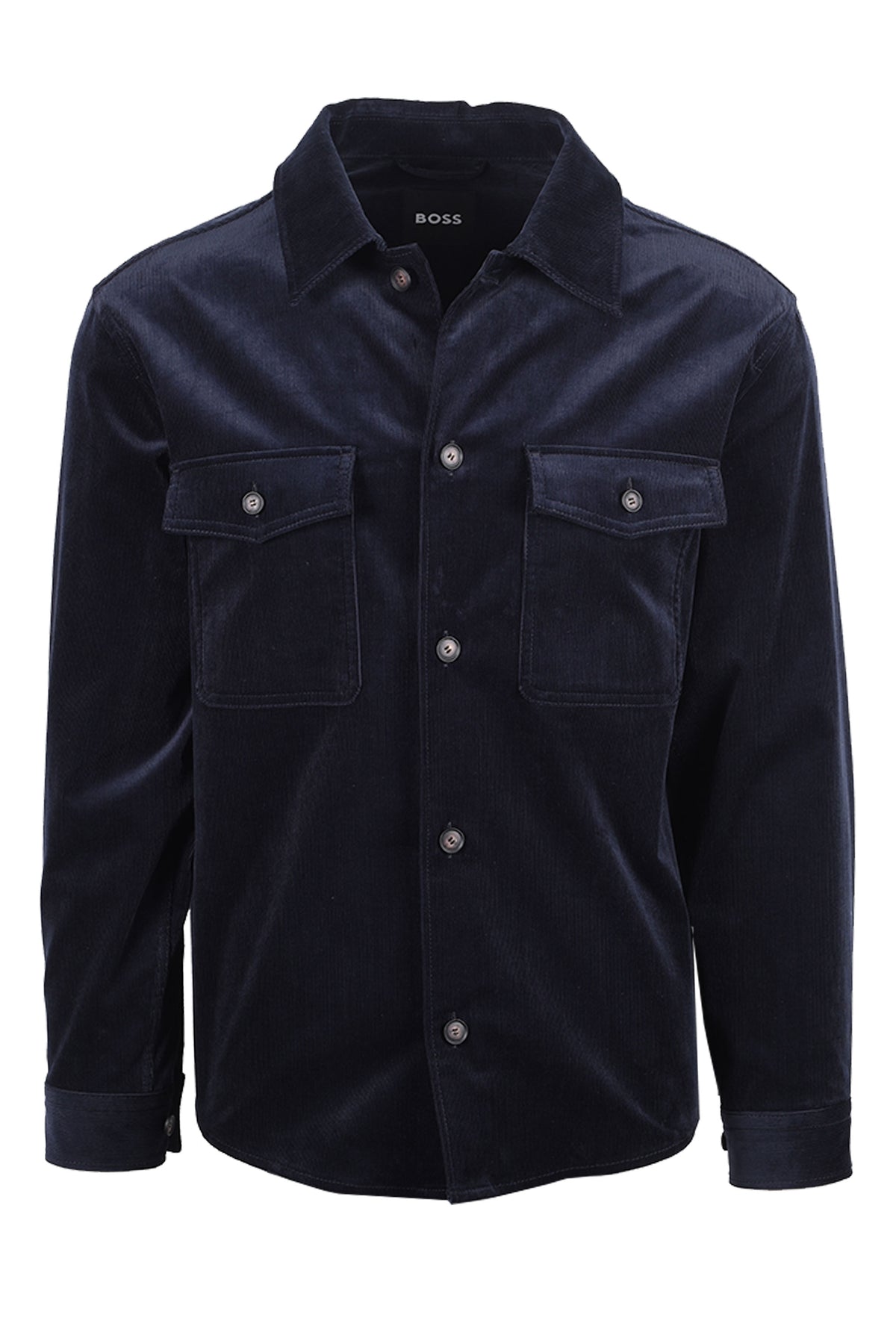 Boss Black BOSS C CARPER CORDUROY OVERSHIRT DARK BLUE
