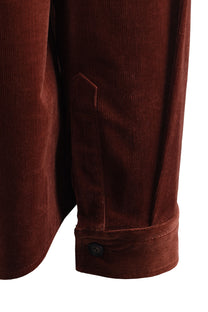 Boss Black BOSS C CARPER CORDUROY OVERSHIRT MEDIUM BROWN