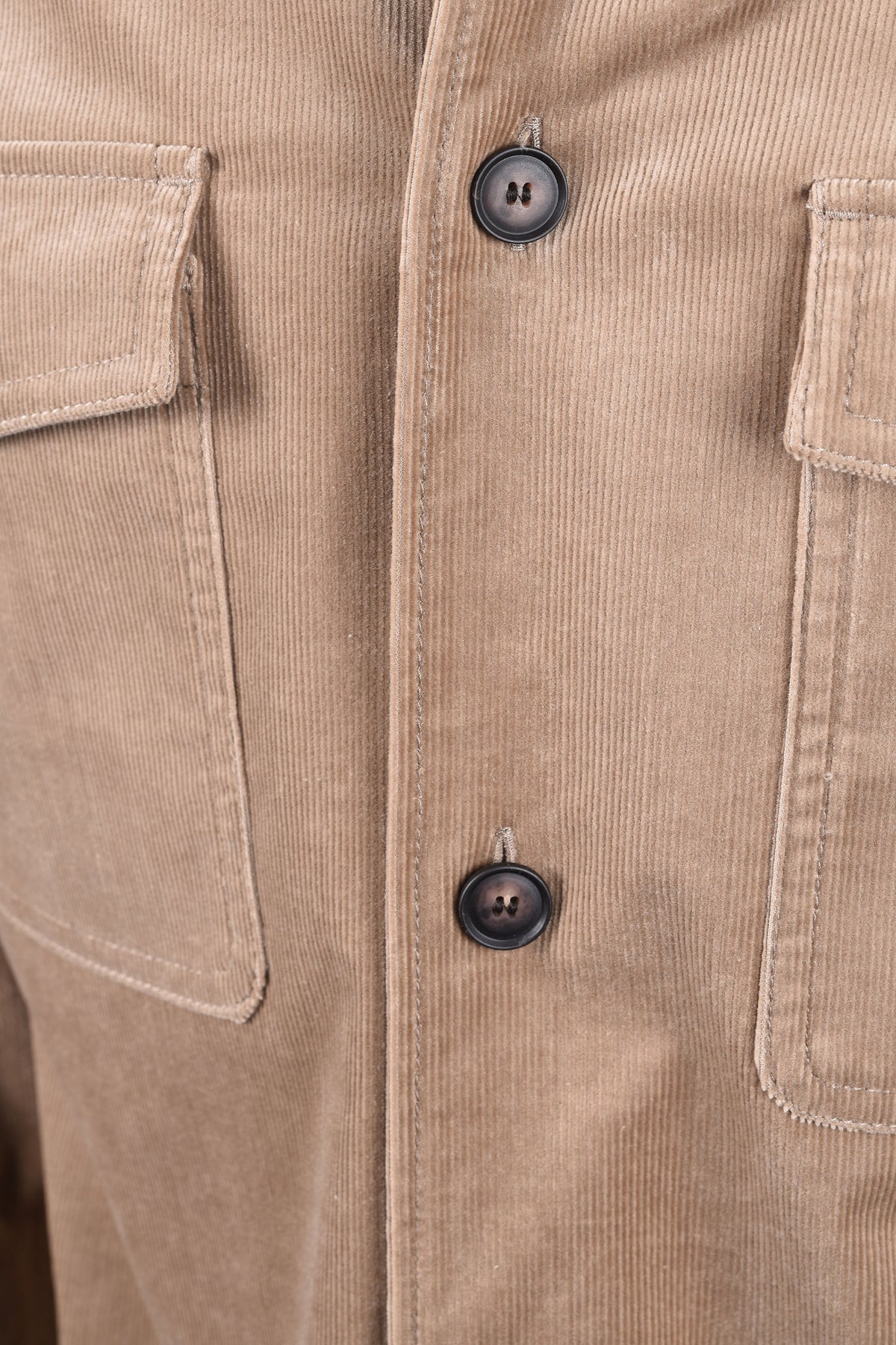 Boss Black BOSS C CARPER CORDUROY OVERSHIRT OPEN BROWN