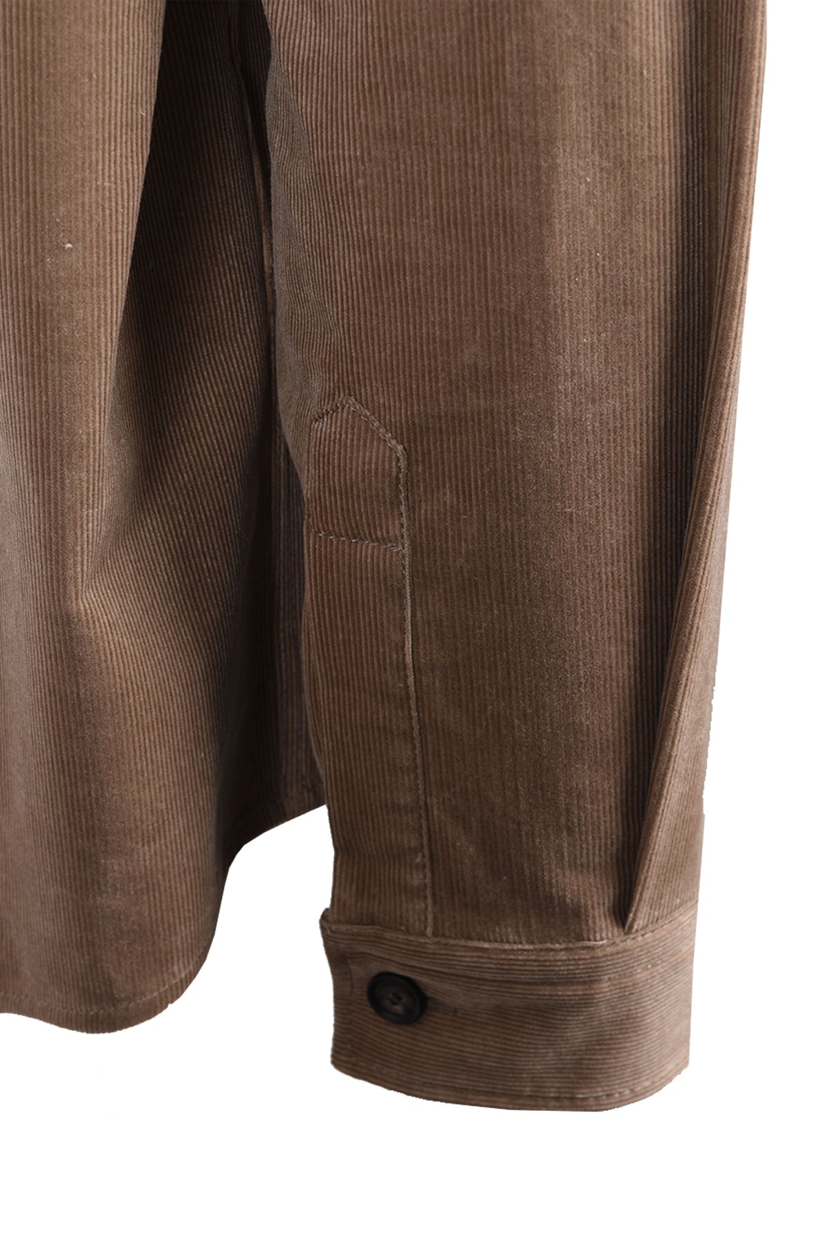 Boss Black BOSS C CARPER CORDUROY OVERSHIRT OPEN BROWN