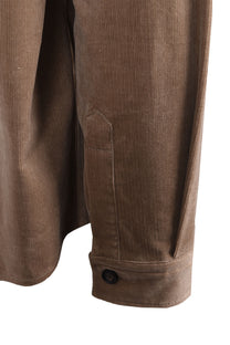 Boss Black BOSS C CARPER CORDUROY OVERSHIRT OPEN BROWN