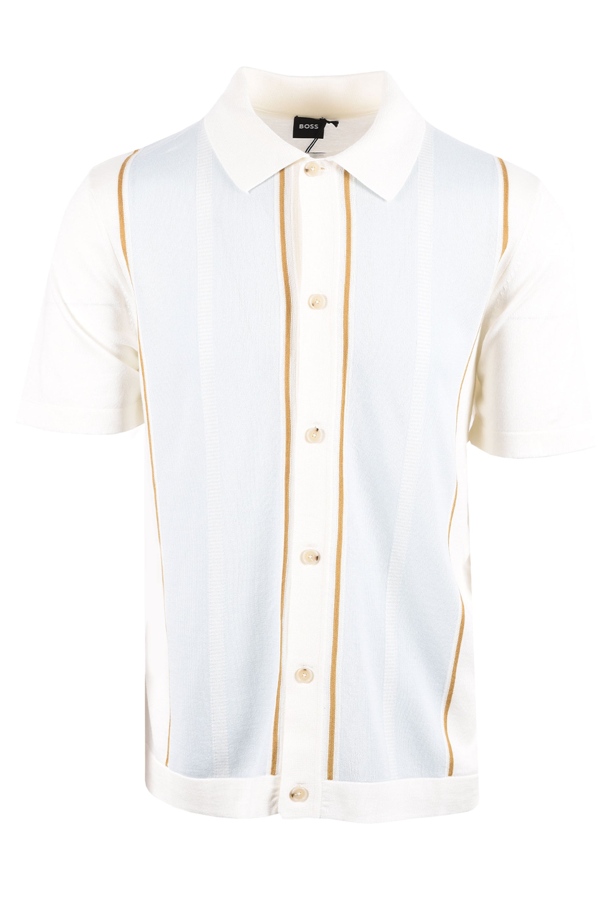 Boss Black BOSS C LASTRO POLO OPEN WHITE Boss Black Michael Stewart Menswear  Polo Shirts