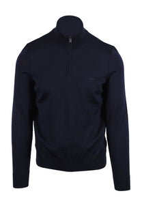 Boss Black BOSS H EBENJI ZIP SWEATSHIRT DARK BLUE