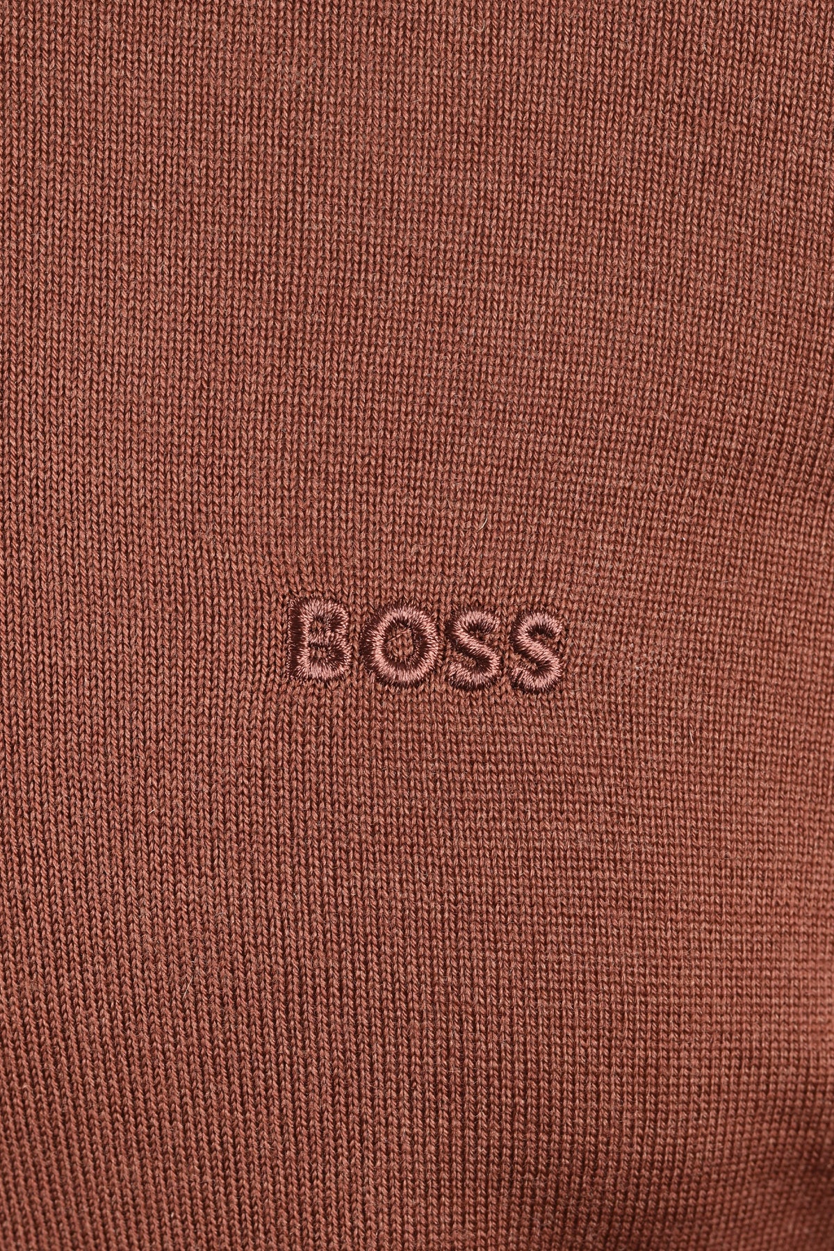 Boss Black BOSS H EBENJI ZIP SWEATSHIRT MEDIUM BROWN
