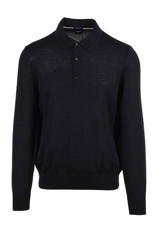 Boss Black BOSS H LANCIONE KNITTED POLO BLACK