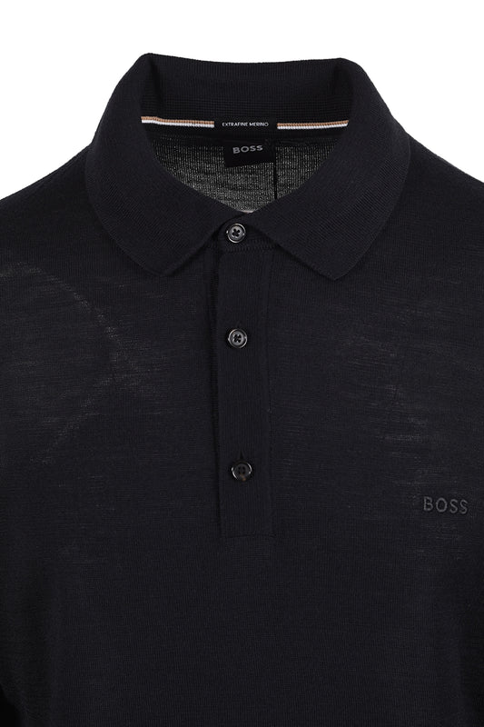 Boss Black BOSS H LANCIONE KNITTED POLO BLACK
