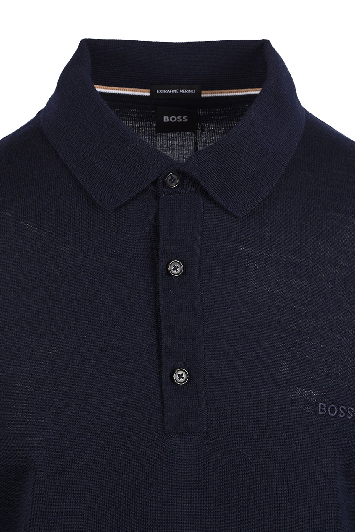 Boss Black BOSS H LANCIONE KNITTED POLO DARK BLUE