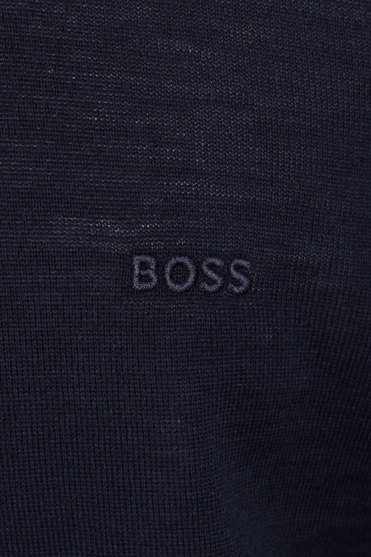 Boss Black BOSS H LANCIONE KNITTED POLO DARK BLUE