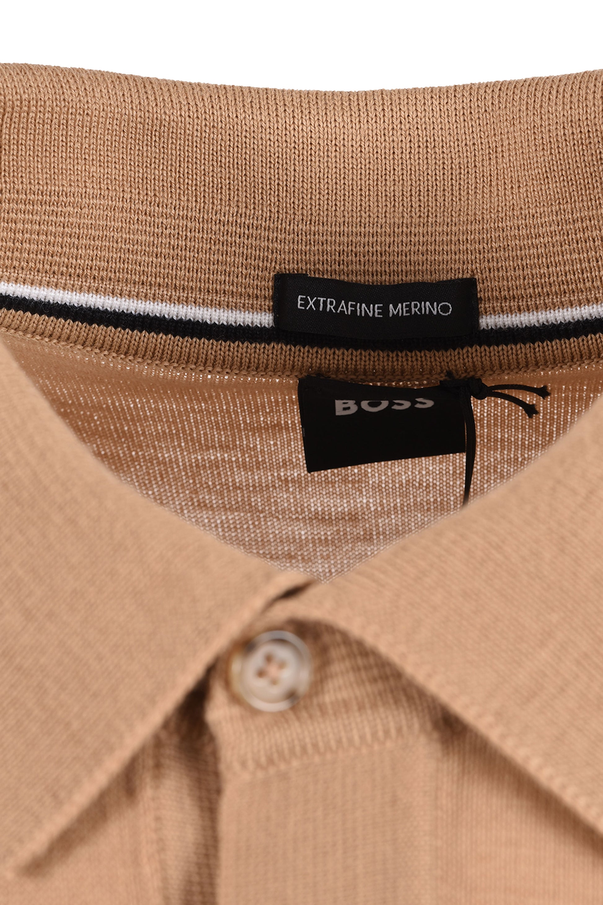 Boss Black BOSS H LANCIONE POLO BEIGE Boss Black Michael Stewart Menswear  Polo Shirts