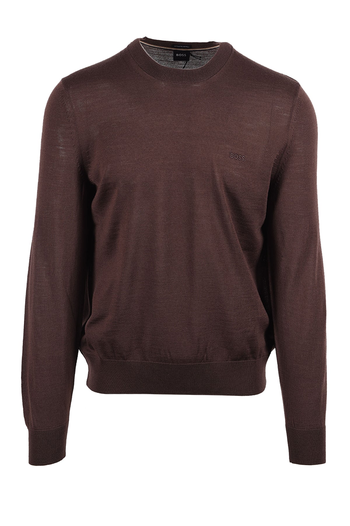 Boss Black BOSS H LENO SWEATSHIRT DARK BROWN