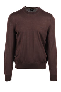 Boss Black BOSS H LENO SWEATSHIRT DARK BROWN