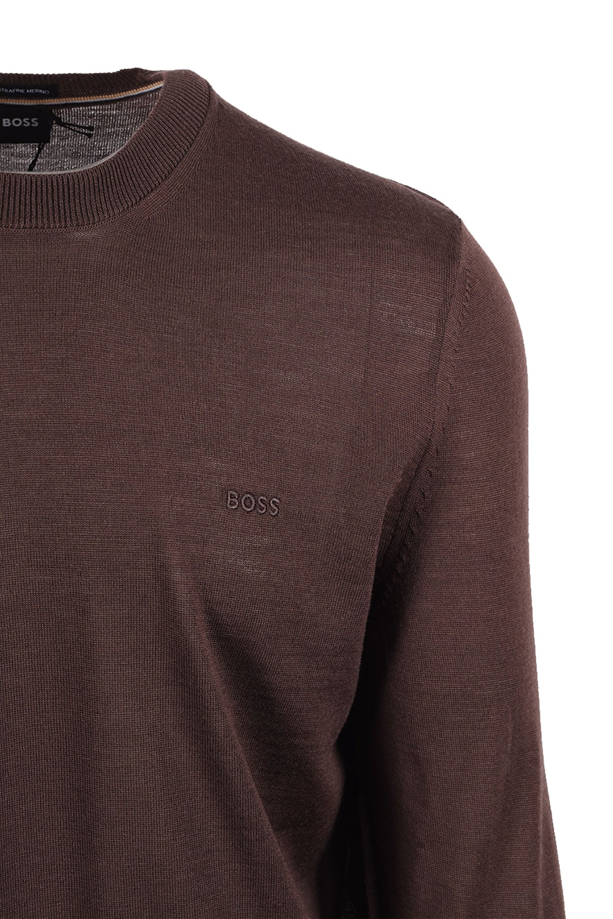 Boss Black BOSS H LENO SWEATSHIRT DARK BROWN