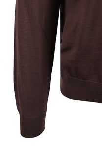 Boss Black BOSS H LENO SWEATSHIRT DARK BROWN