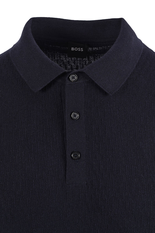 Boss Black BOSS H LURAZIO POLO DARK BLUE Boss Black Michael Stewart Menswear  Polo Shirts