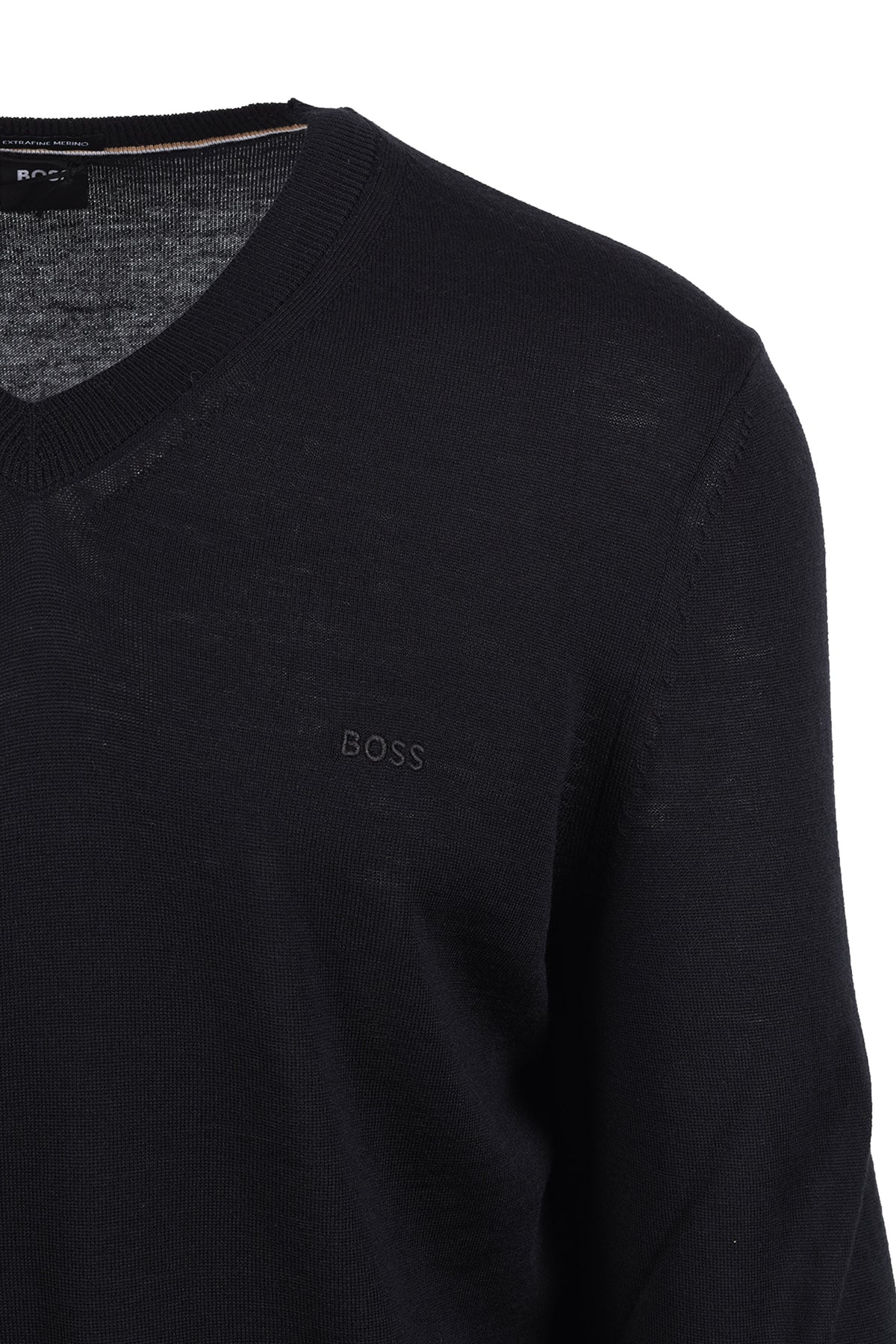 Boss Black BOSS H MELBA V NECK SWEATSHIRT BLACK