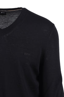 Boss Black BOSS H MELBA V NECK SWEATSHIRT BLACK
