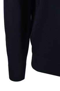 Boss Black BOSS H MELBA V NECK SWEATSHIRT DARK BLUE