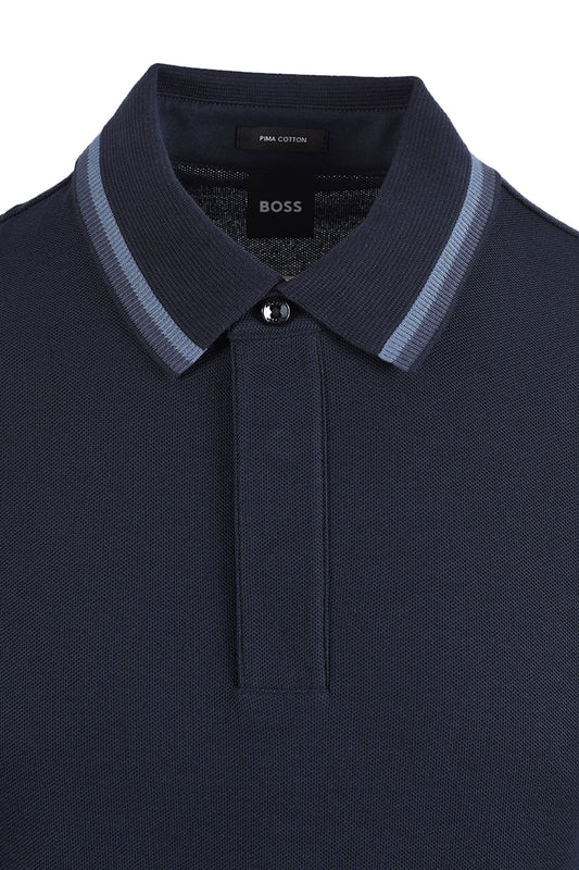 Boss Black BOSS H PARRIS POLO NAVY Boss Black Michael Stewart Menswear  Polo Shirts