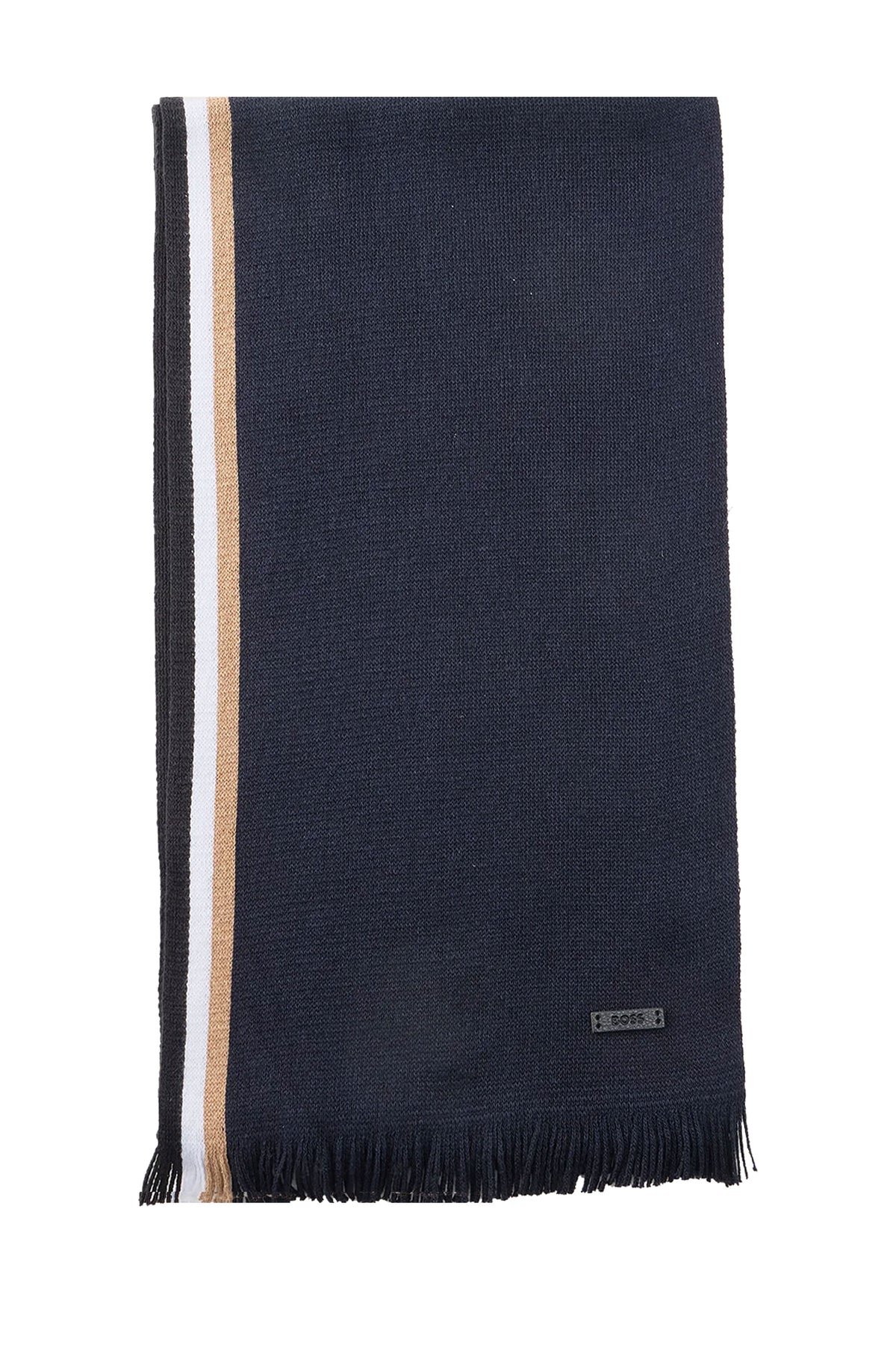 Boss Black BOSS HENZO KNITTED SCARF DARK BLUE