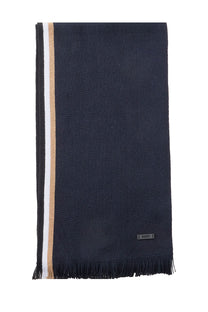 Boss Black BOSS HENZO KNITTED SCARF DARK BLUE