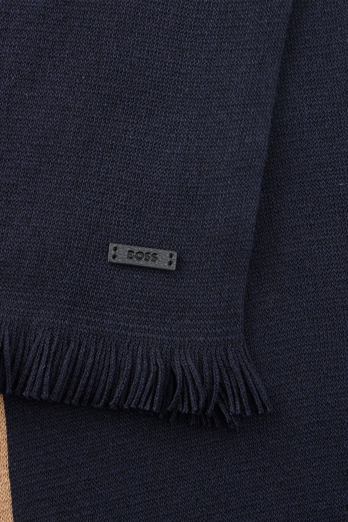 Boss Black BOSS HENZO KNITTED SCARF DARK BLUE