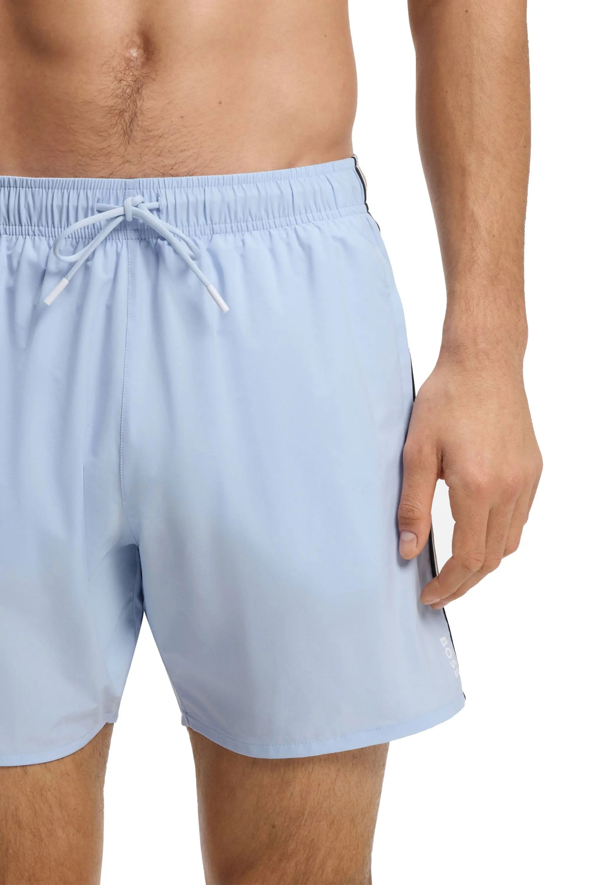 Boss Black BOSS ICONIC SWIM SHORTS LIGHT PASTEL BLUE Boss Black