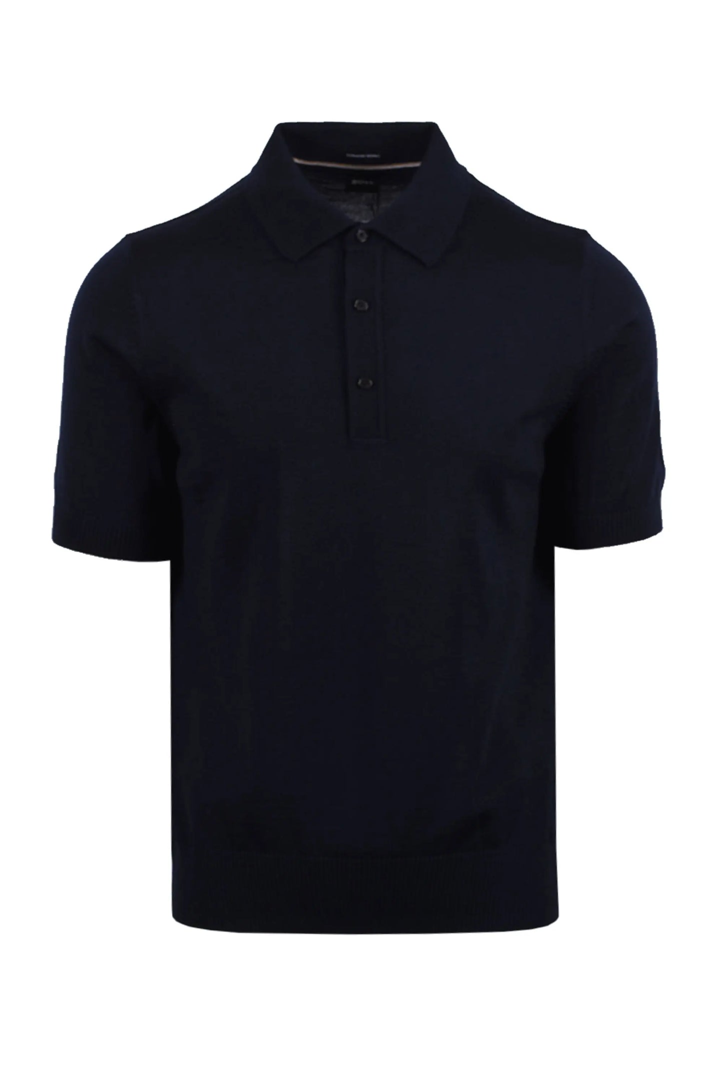 Boss Black BOSS NOLANO KNITTED POLO DARK BLUE Boss Black