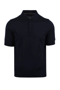 Boss Black BOSS NOLANO KNITTED POLO DARK BLUE Boss Black