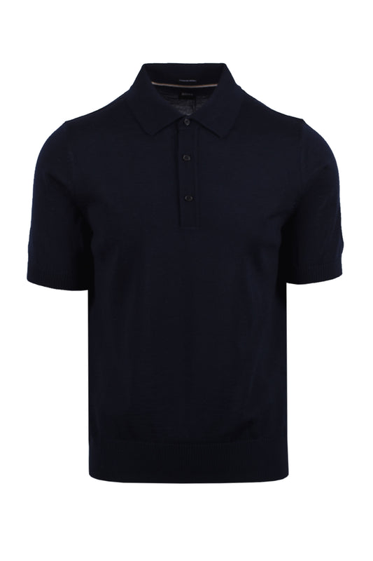 Boss Black BOSS NOLANO KNITTED POLO DARK BLUE