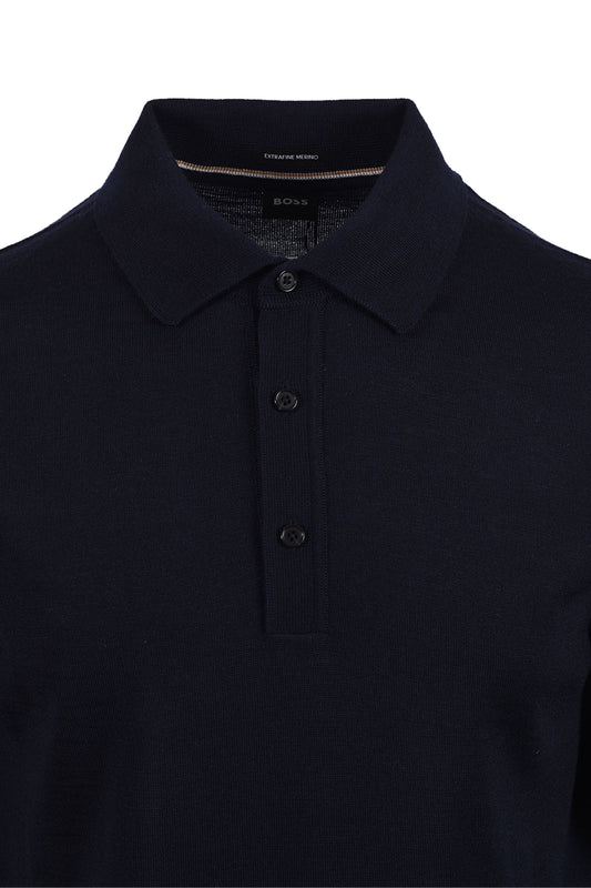 Boss Black BOSS NOLANO KNITTED POLO DARK BLUE