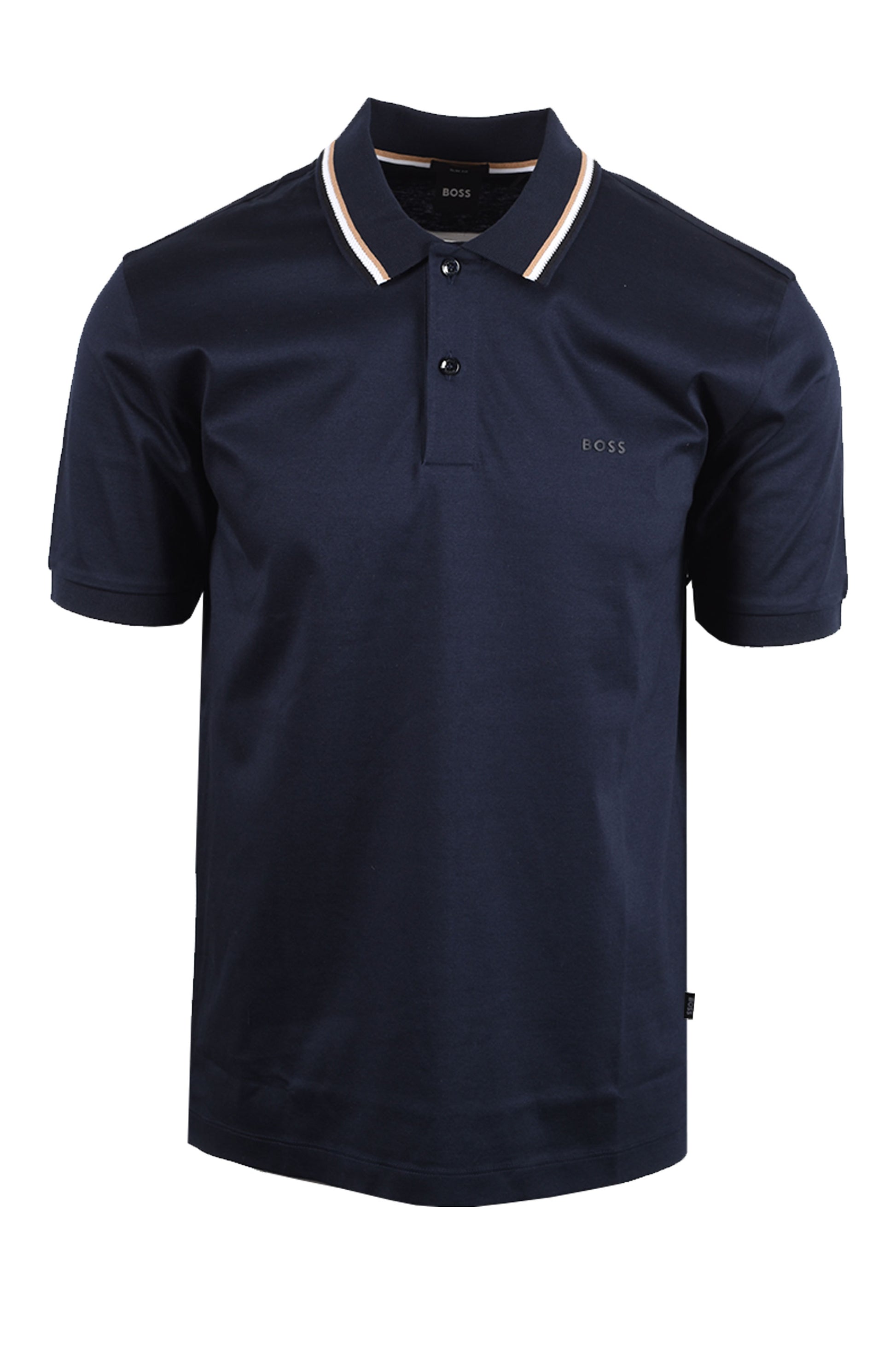 Boss Black BOSS PENROSE 38 POLO DARK BLUE Boss Black Michael Stewart Menswear  Polo Shirts