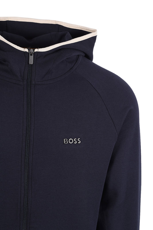 Boss Black BOSS SENSE HOODED JACKET DARK BLUE