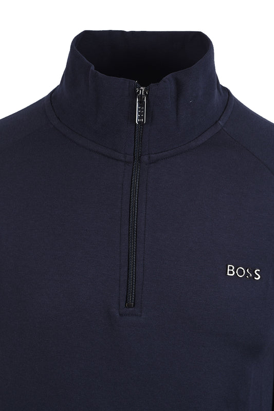Boss Black BOSS SENSE HALF ZIP JACKET DARK BLUE