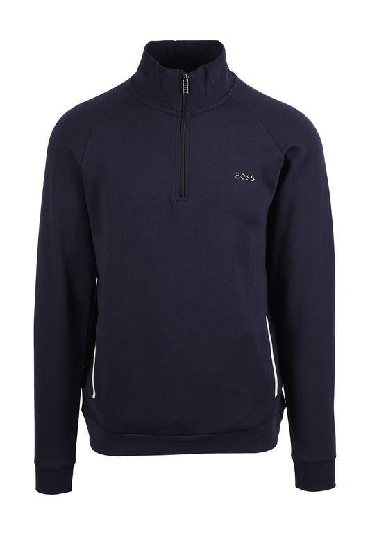 Boss Black BOSS SENSE HALF ZIP JACKET DARK BLUE