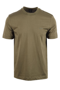 Boss Black BOSS THOMPSON 01 T-SHIRT OPEN GREEN Boss Black Michael Stewart Menswear  T-Shirts