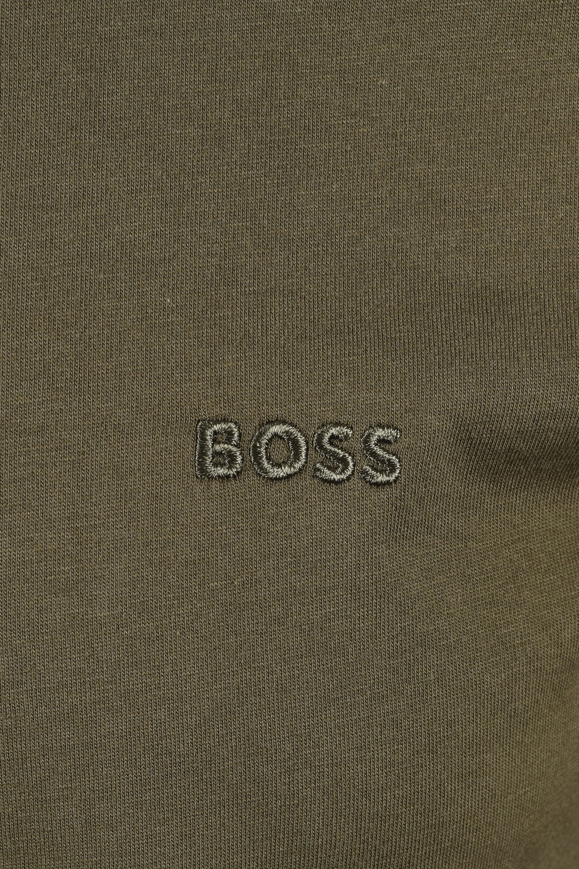 Boss Black BOSS THOMPSON 01 T-SHIRT OPEN GREEN Boss Black Michael Stewart Menswear  T-Shirts