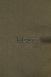 Boss Black BOSS THOMPSON 01 T-SHIRT OPEN GREEN Boss Black Michael Stewart Menswear  T-Shirts